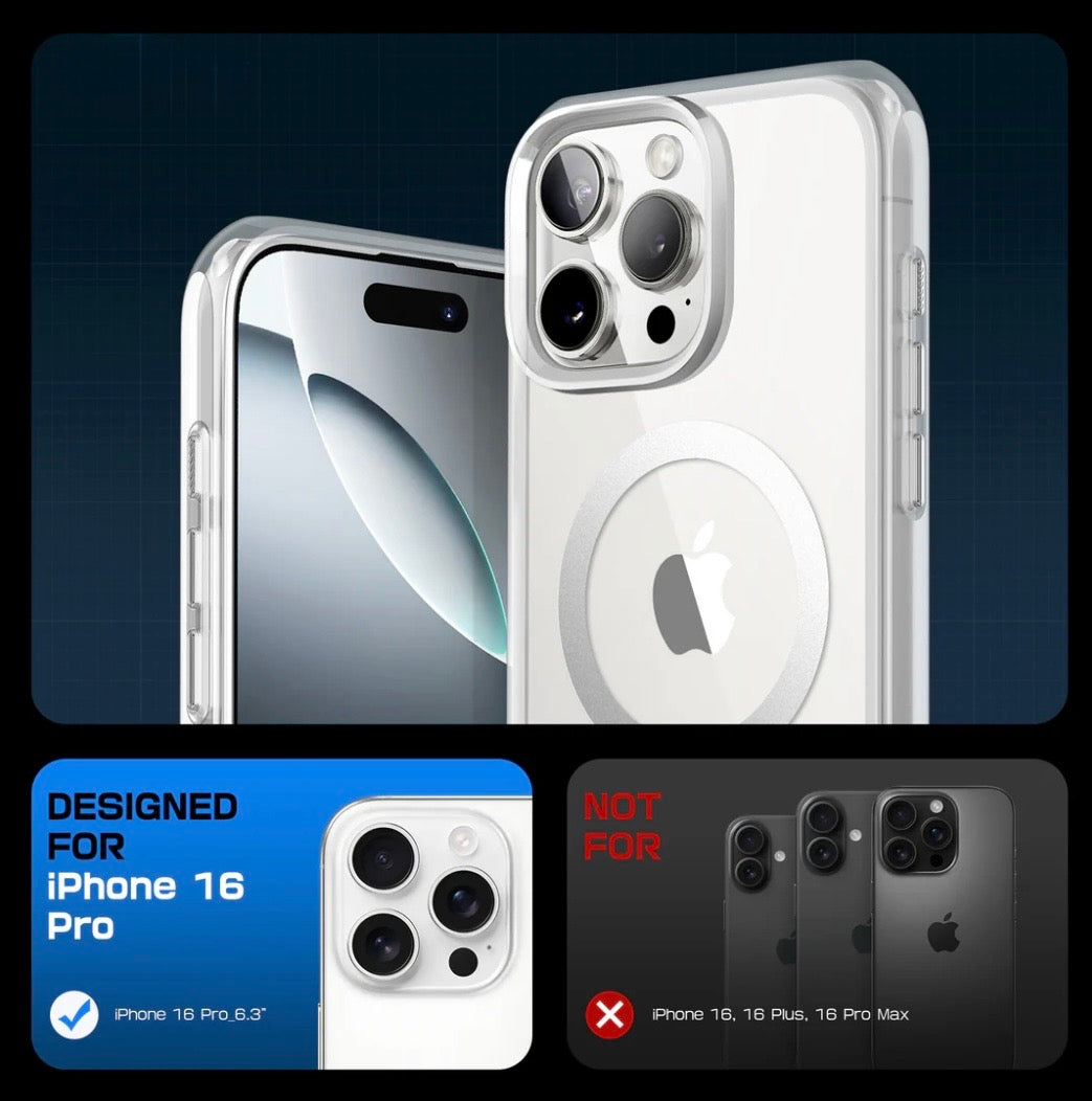 Case Slim Hunter — iPhone 16 Pro Max — Blanco