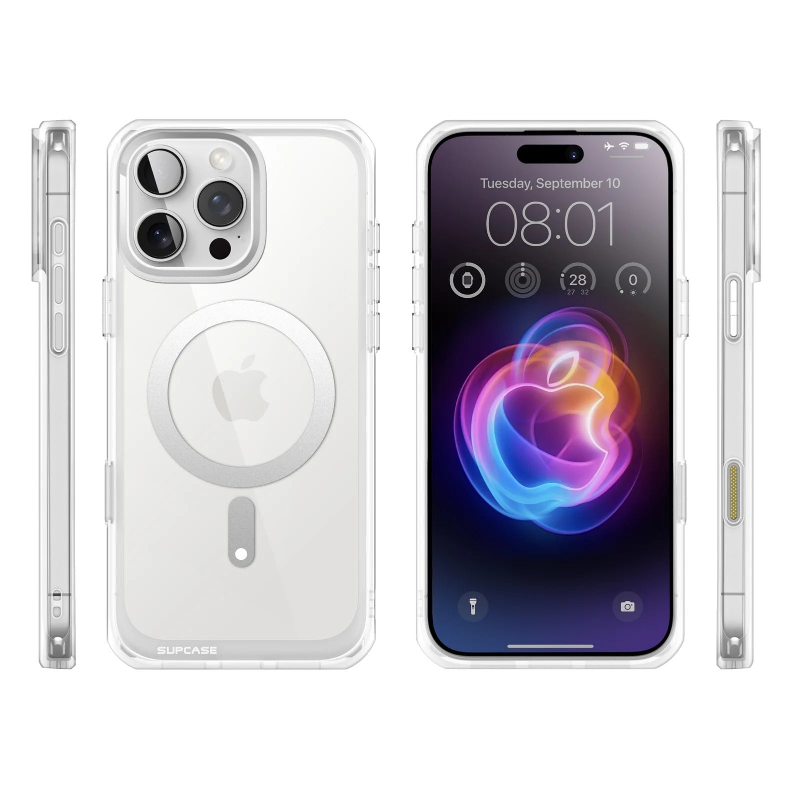 Case Slim Hunter — iPhone 16 Pro Max — Blanco