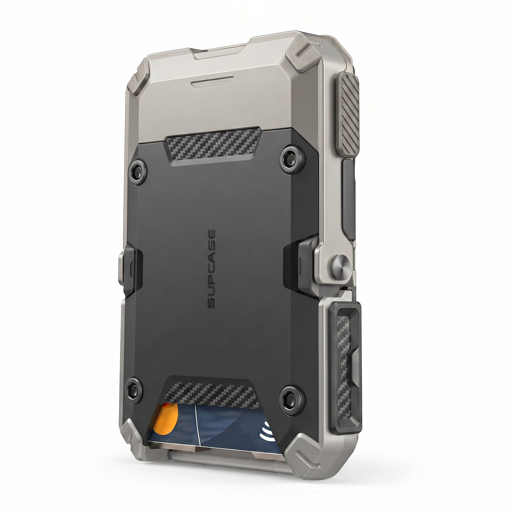 Billetera MagSafe Hunter — Gris