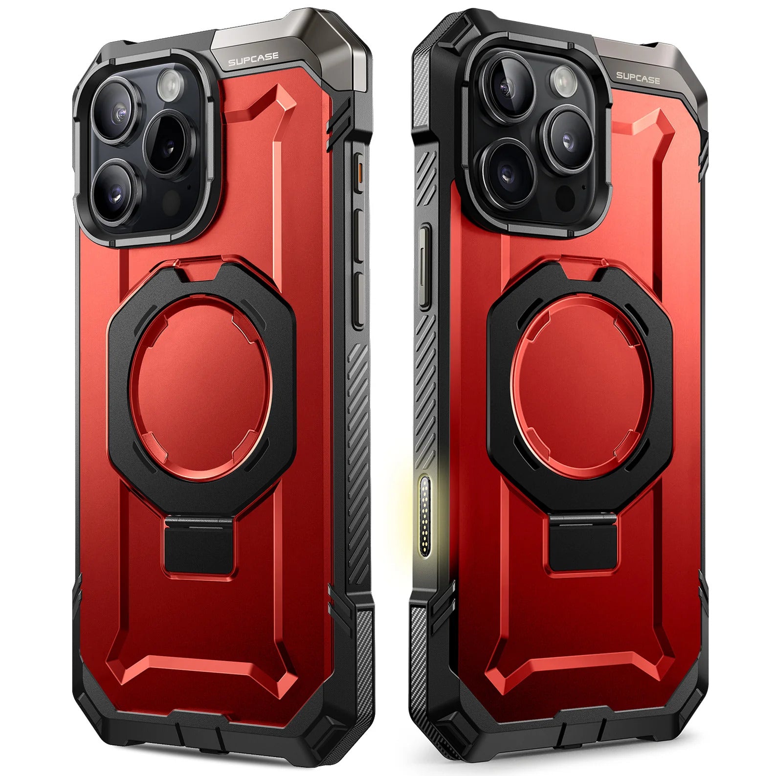 Case Grip Hunter — iPhone 16 Pro Max — Rojo