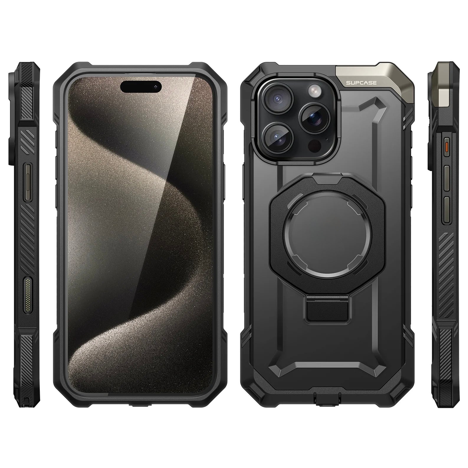 Case Grip Hunter — iPhone 16 Pro — Negro