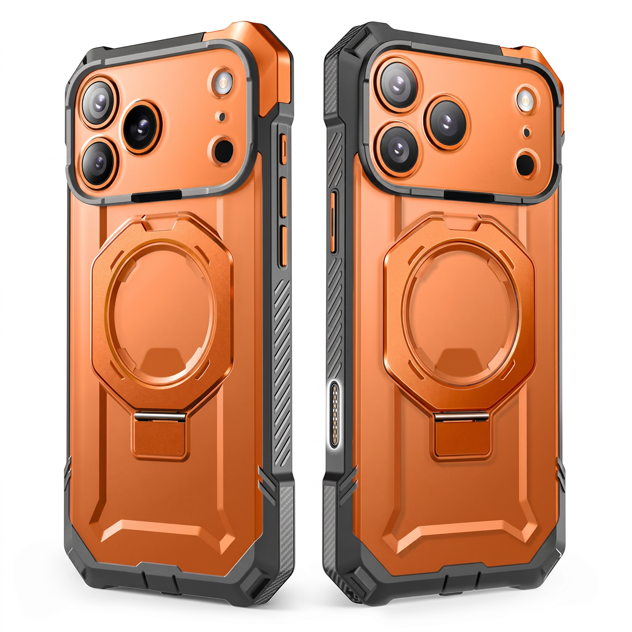 Case Grip Hunter — iPhone 17 Pro — Naranja
