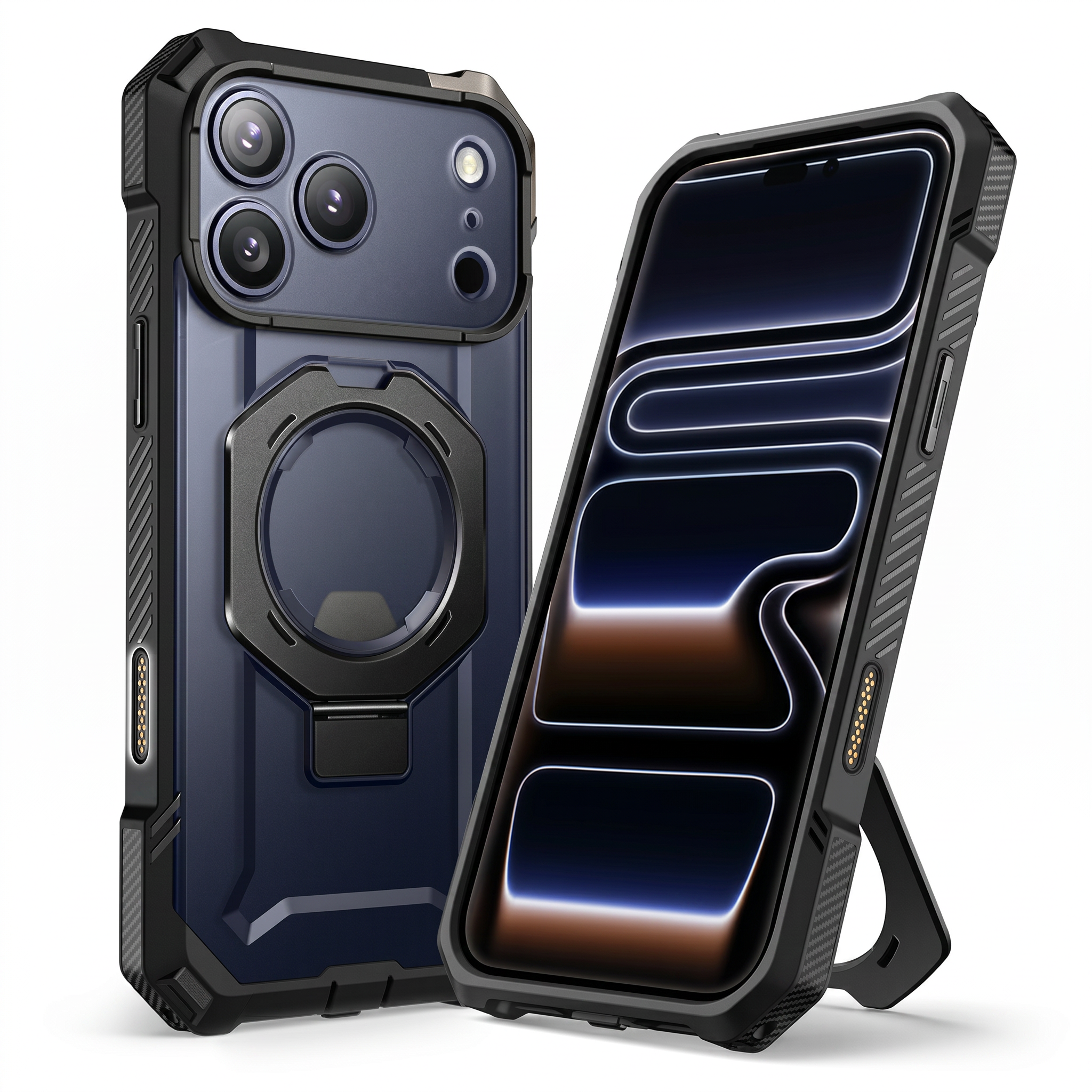 Case Grip Hunter — iPhone 17 Pro Max — Negro