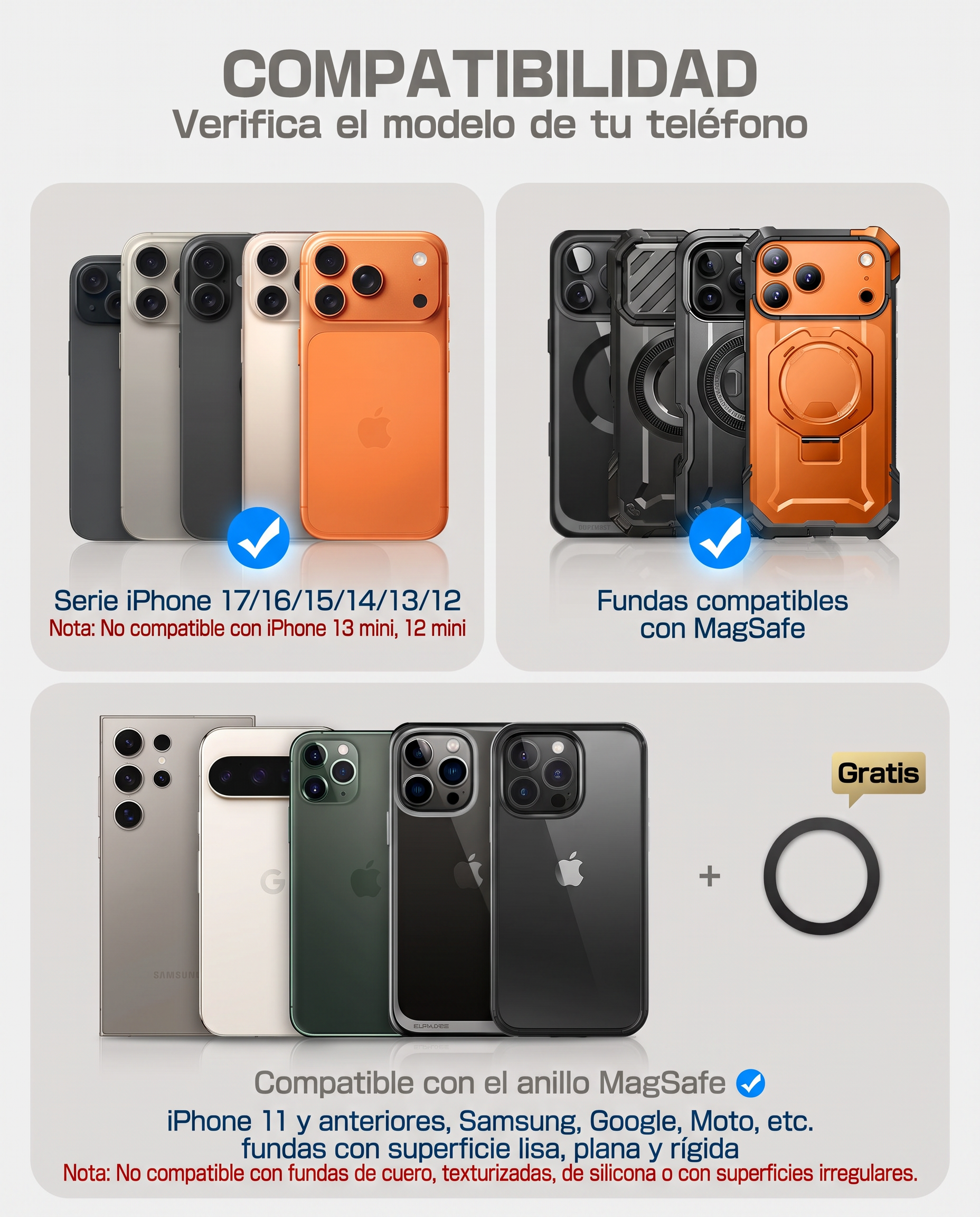 Billetera MagSafe Hunter — Naranja