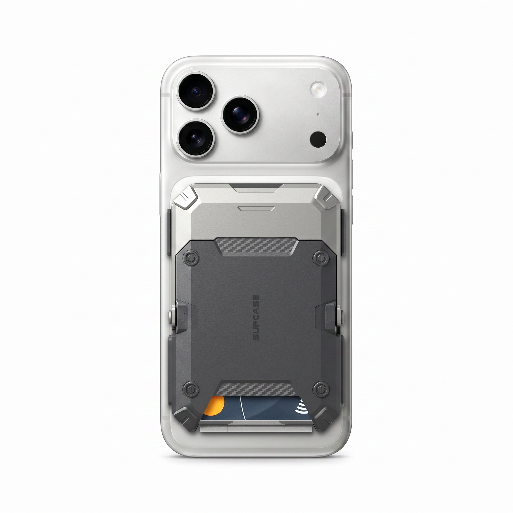 Billetera MagSafe Hunter — Gris