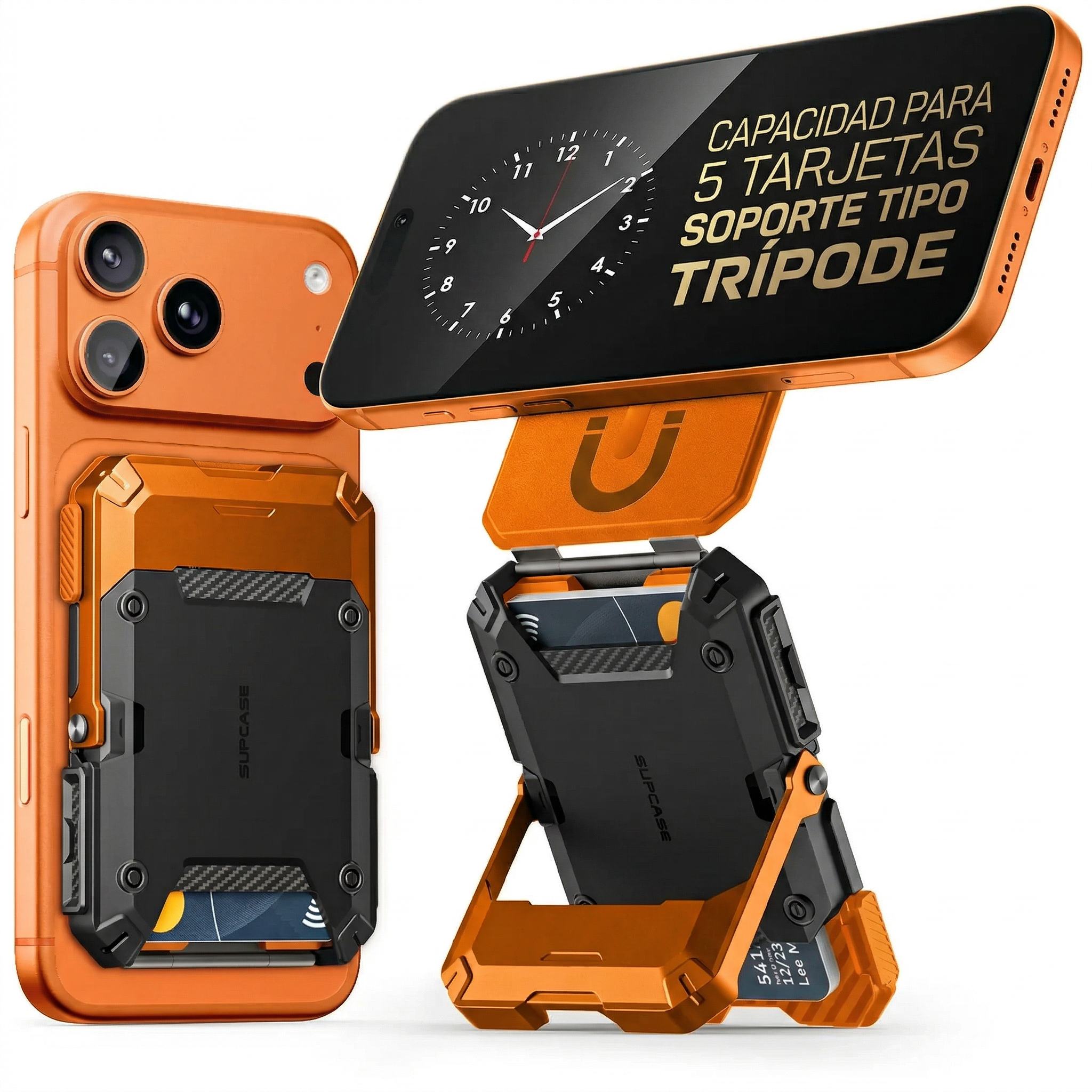 Billetera MagSafe Hunter — Naranja