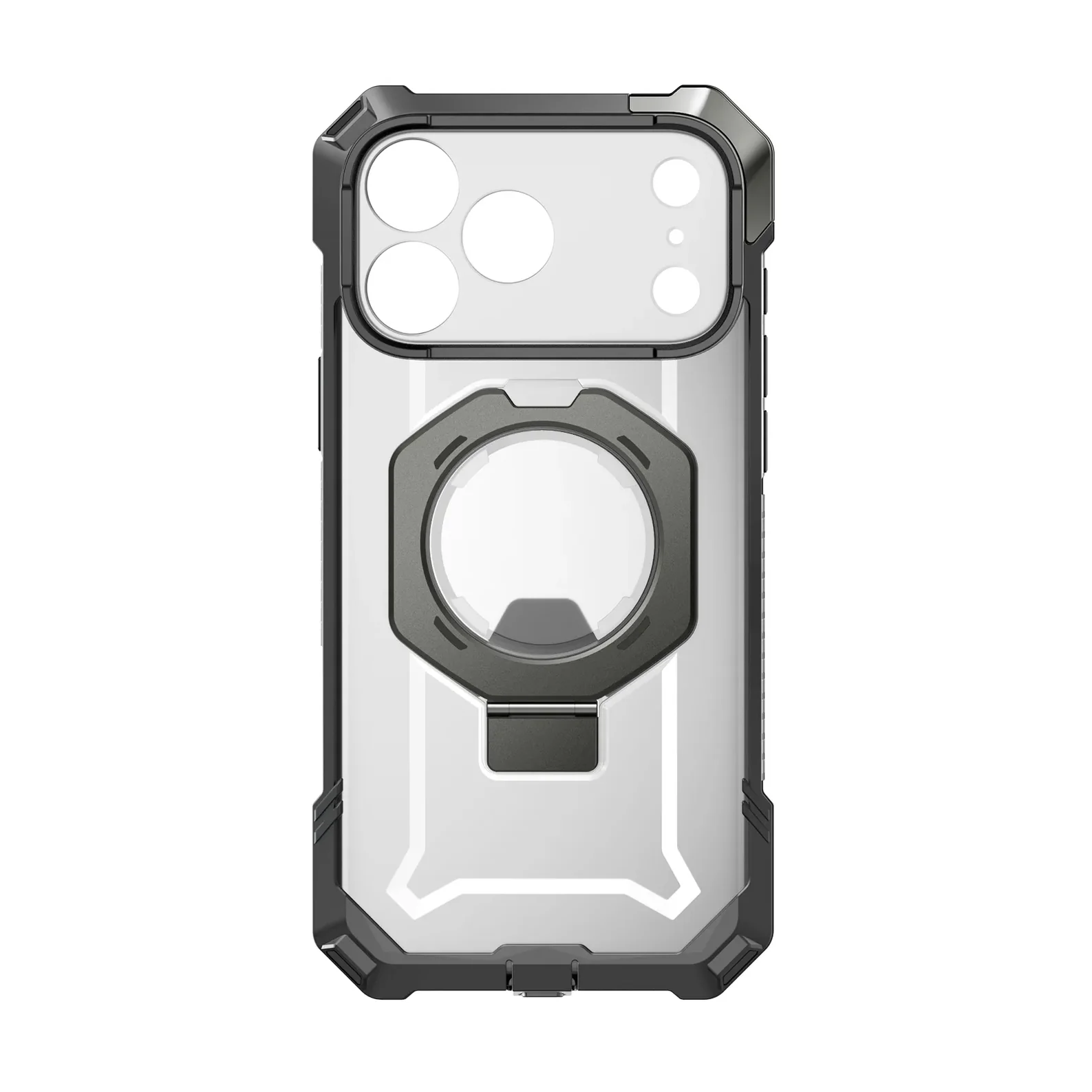Case Grip Hunter — iPhone 17 Pro Max — Gris